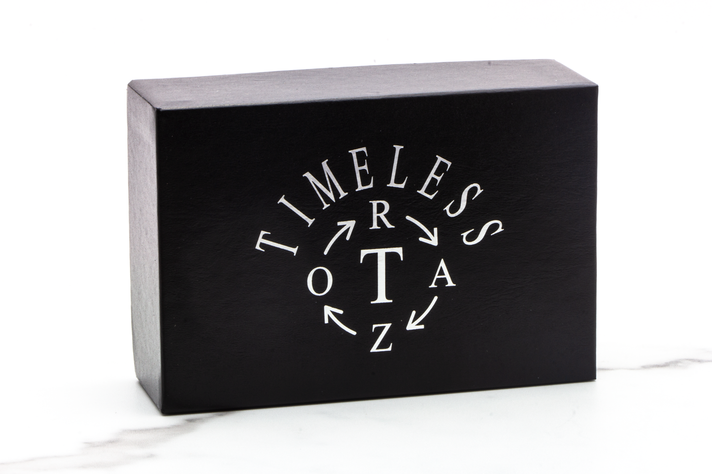 Timeless Razor | Titanium Scalloped .095mm Baseplate With Crown Handle & Stand