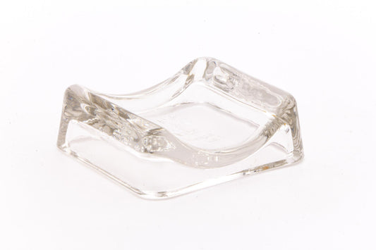 Clix Razor Blade Glass Advertizing Razor Rest