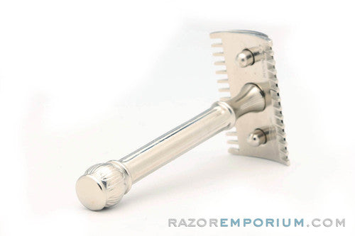 1910's Gillette ABC Pocket Edition Shell Handle Rhodium Revamp