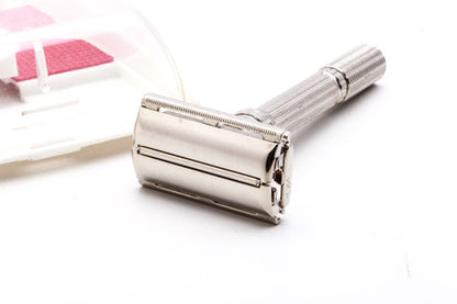1964 Gillette Slim Adjustable Double Edge Safety Razor Original Case | J3