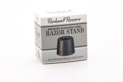 Rockwell Brushed Stainless Steel Safety Razor Stand