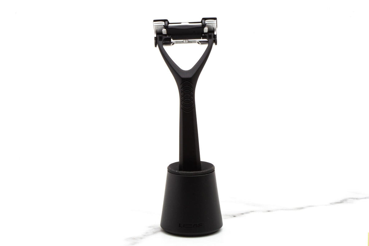 Leaf | The Leaf Two Double Blade Pivoting Razor Kit - Black