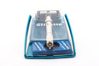 1968 N4 Gillette Slim Adjustable Double Edge Safety Razor Set |  Original Condition