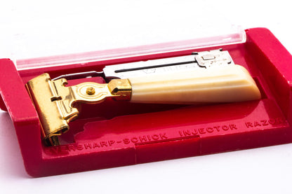 1950's Eversharp Schick GoldSingle Edge Razor Set | Original Condition