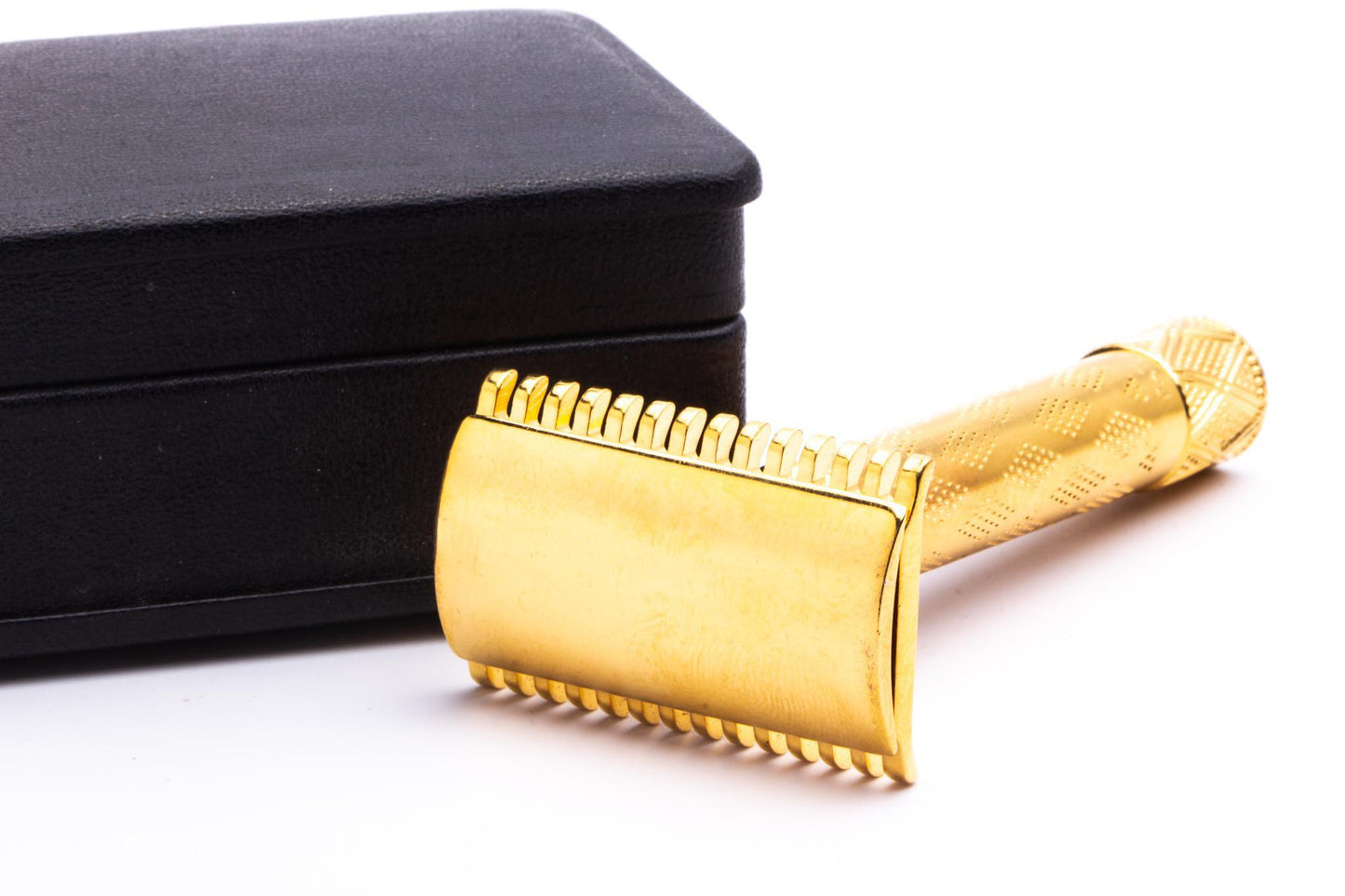 1925 Gillette New Standard Safety Razor Set | 24K Gold Revamp