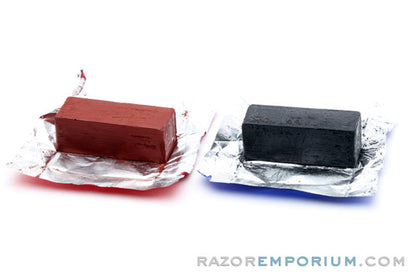 Herold Strop Paste | Black & Red Two Part Sharpening Paste | Strop Care