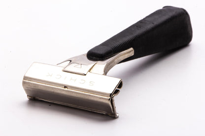 1960s Schick Injector Razor w/ Black Handle | Original Condition