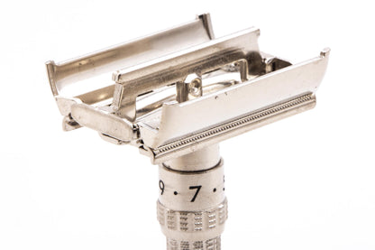 1965 K2 Gillette Slim Adjustable Double Edge Safety Razor  | Original Condition