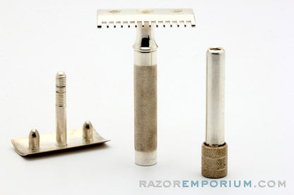 1908 Gillette Single Ring Old Type Set w/ Case & Blade Banks