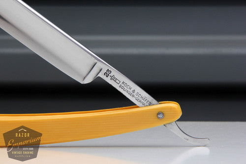5/8'' Kama #23 Koch & Schafer Half Hollow Pinstripe Celluloid Scales | Solingen, Germany