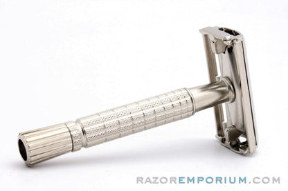 1966 Gillette Flair Tip Super Speed Safety DE Razor Factory Nickel Revamp L1