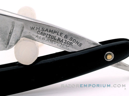 5/8'' W.H. Sample & Sons Capitol Straight Razor |  Albany, New York