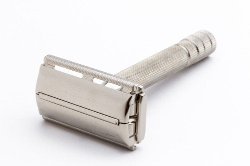 1954 Z4 Gillette Super Speed Double Edge Safety Razor | Factory Nickel Revamp
