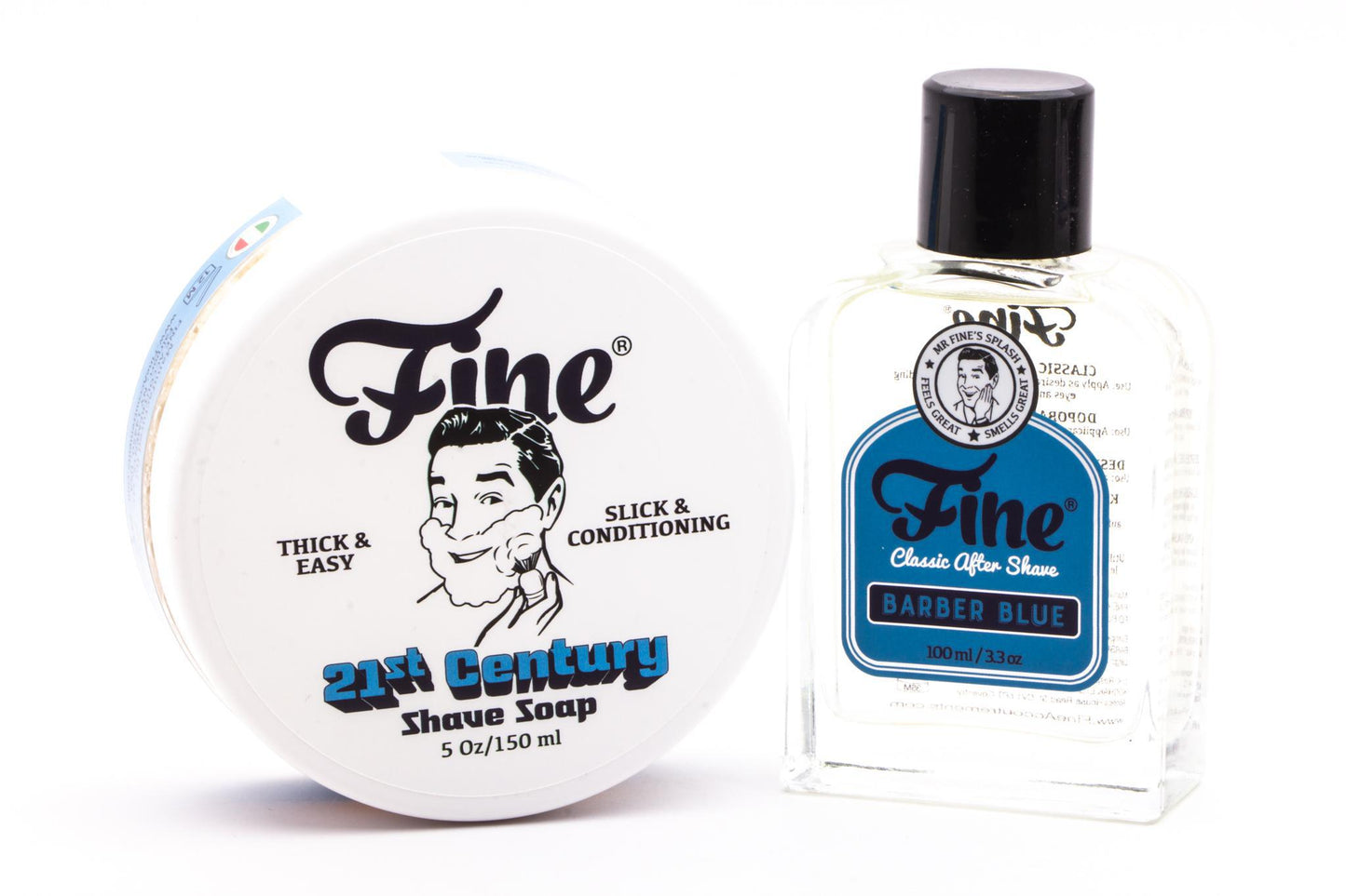 Fine Accoutrements | Barbershop Blue Shaving Soap In Tub