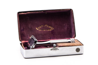 1930's Ever Ready  Single Edge Safety Razor in Metal Case | Original Condition