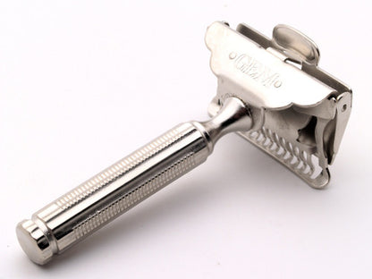 1940s Gem 1912 Style SE Safety Razor |  Factory Nickel Revamp