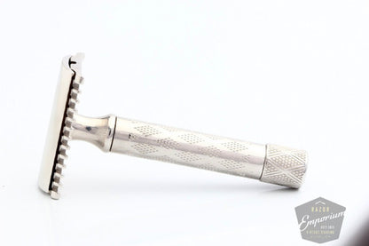 Gillette 1930 New Improved Deluxe Standard/Criterion DE Safety Razor Nickel Revamp