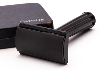 1940's Gillette WWII Tech Plastic Bakelite Safety Razor | Original Condition