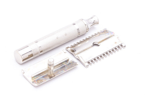 1930's Gillette NEW Long Comb DE Razor - Made in Canada - Nickel Revamp