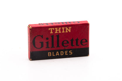 Vintage Gillette Thin Blades | 4 Count