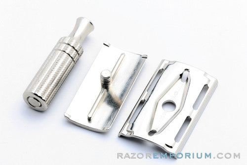 1947-51 Gillette 4 Piece Double Edge Travel Safety Razor