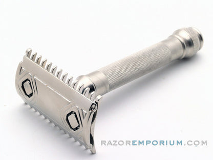 1930's Gillette Goodwill DE Safety Razor | Factory Nickel Revamp