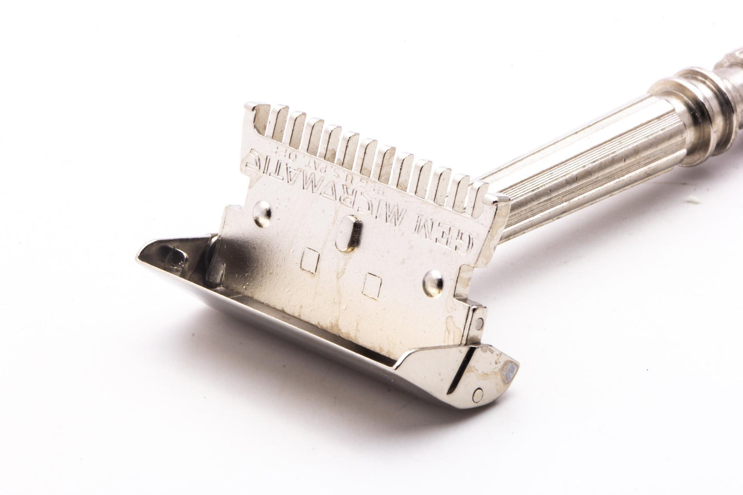 1940 Gem Micromatic "Bullet Tip" Single Edge Safety Razor Set | Original Condition
