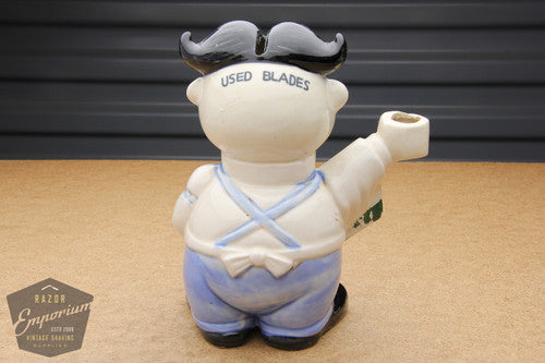 Dear Old Dad Porcelain Blade Safe and Razor Holder