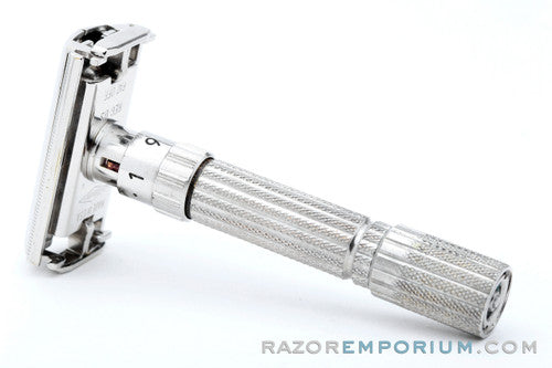 1959 Gillette Fatboy Adjustable DE TTO Razor Set