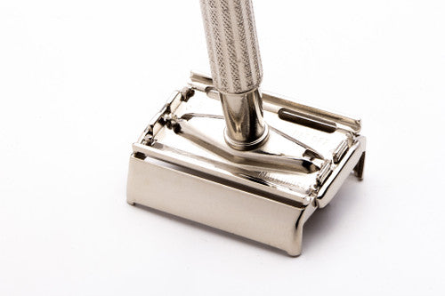 1957 C4 Gillette Flare Tip TTO Super Speed Safety Razor  | Factory Nickel Revamp