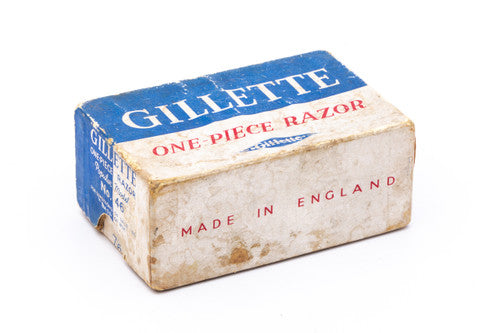 1930's Gillette Sheraton No.46 One-Piece Razor with Case and Blade Banks | Original Condition