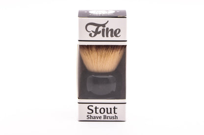 Fine Accoutrements | Stout Angel Hair Black Shave Brush