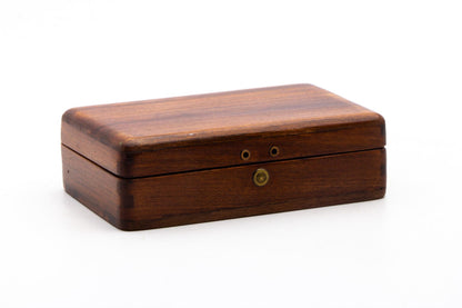 1920 Gillette Big Fellow Double Edge Safety Razor Set with Wooden Case | 24K Gold Revamp