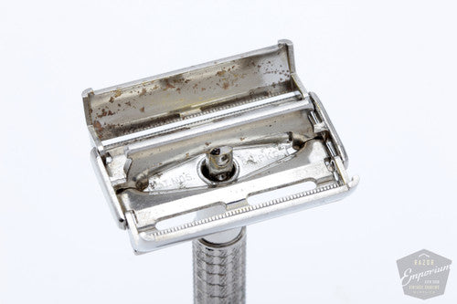 1959 Gillette E4 Flare Tip Regular Super Speed Safety Razor