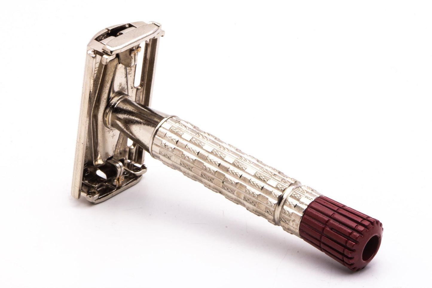 1958 D1 Gillette Heavy Red Tip Super Speed Safety Razor Set| Original Condition
