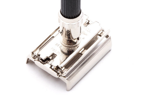 1975 Gillette Super 109 Adjustable DE Safety Razor Factory Nickel Revamp