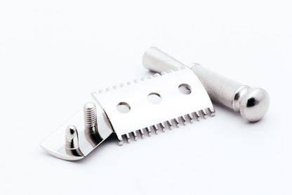 1920's Gillette Milady Decollete DE Safety Razor  Rhodium Revamp