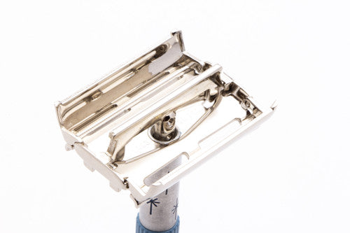 1966 L1 Gillette Lady Blue Star Double Edge Safety Razor | Original Condition