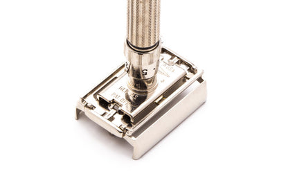 1959 E3 Gillette 1.95 Fatboy Adjustable Double Edge Safety Razor with Original Case