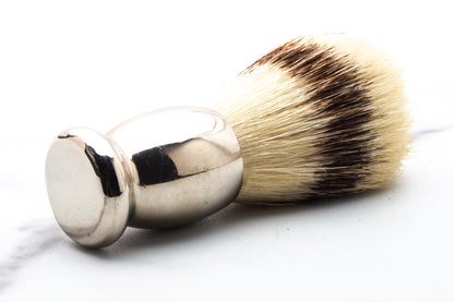 Vintage Restored | Best Badger Travel Shaving Brush With Metal Handle