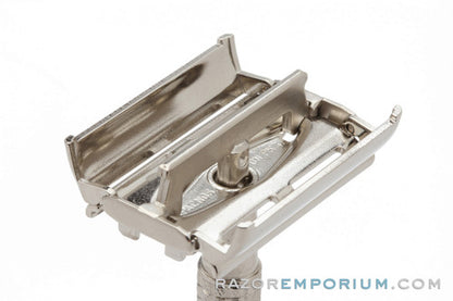 1966 Gillette Flare Tip Super Speed Safety  DE Razor L3 | Factory Nickel Revamp