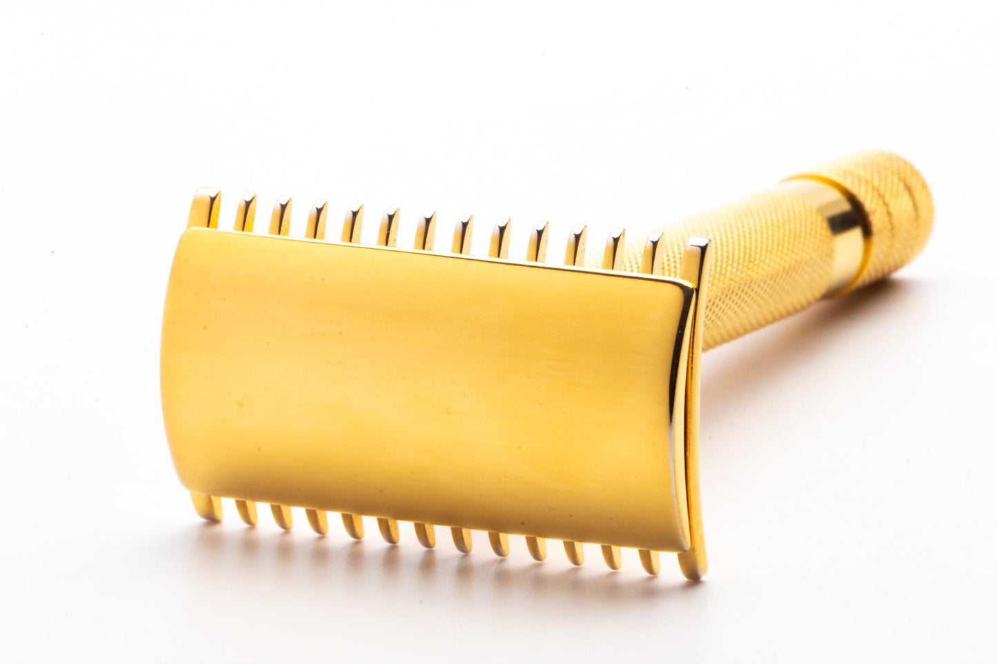 1919 Gillette Single Ring Travelers Set in Black Leather Case | 24k Gold Revamp