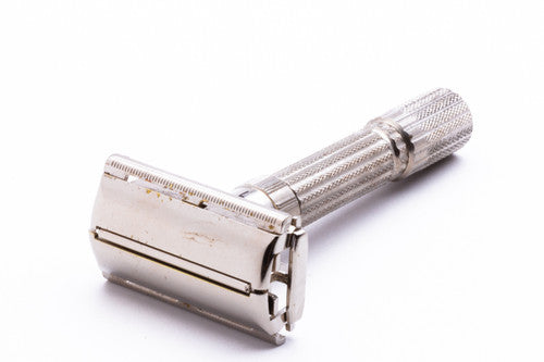 1958 D4 Gillette Fatboy Adjustable Double Edge Safety Razor | Original Condition