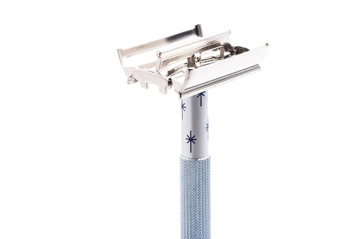 Gillette Razor Stars 1964 J4 Gillette Blue Star Lady Gillette Double Edge Safety Razor | Or ...