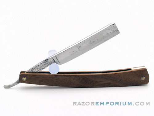4/8 Kraut & Dohnal No. 36 Straight Razor w/ Black Walnut Scales | Germany