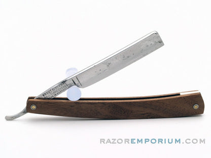 4/8 Kraut & Dohnal No. 36 Straight Razor w/ Black Walnut Scales | Germany