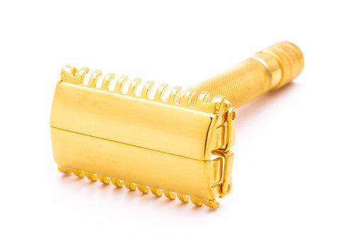 1930's Gillette Sheraton DE Safety Razor | 24K Gold Revamp