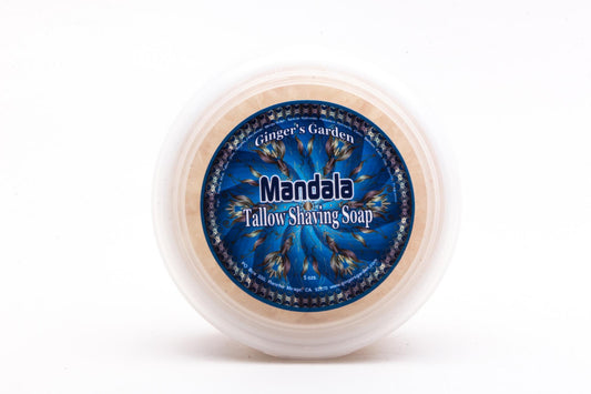 Ginger's Garden | Mandala Tallow Shaving Soap