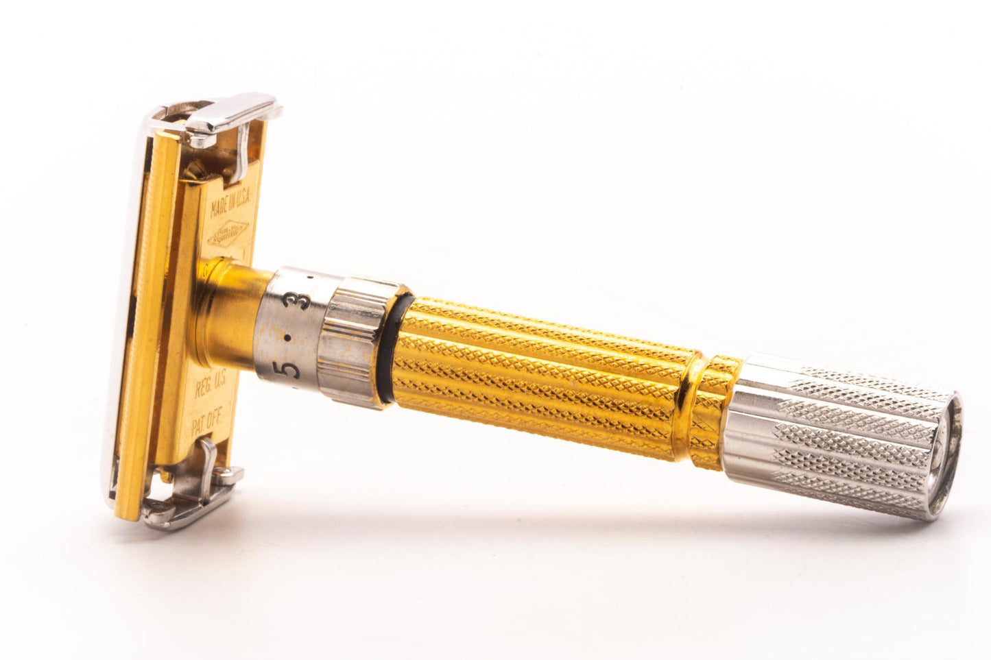 1961 G1 Gillette $1.95 Fatboy Double Edge Safety Razor | Custom Two-Toned Revamp