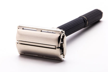 1977 X4 Gillette Super Adjustable "Black Beauty" Safety Razor | Factory Nickel Revamp